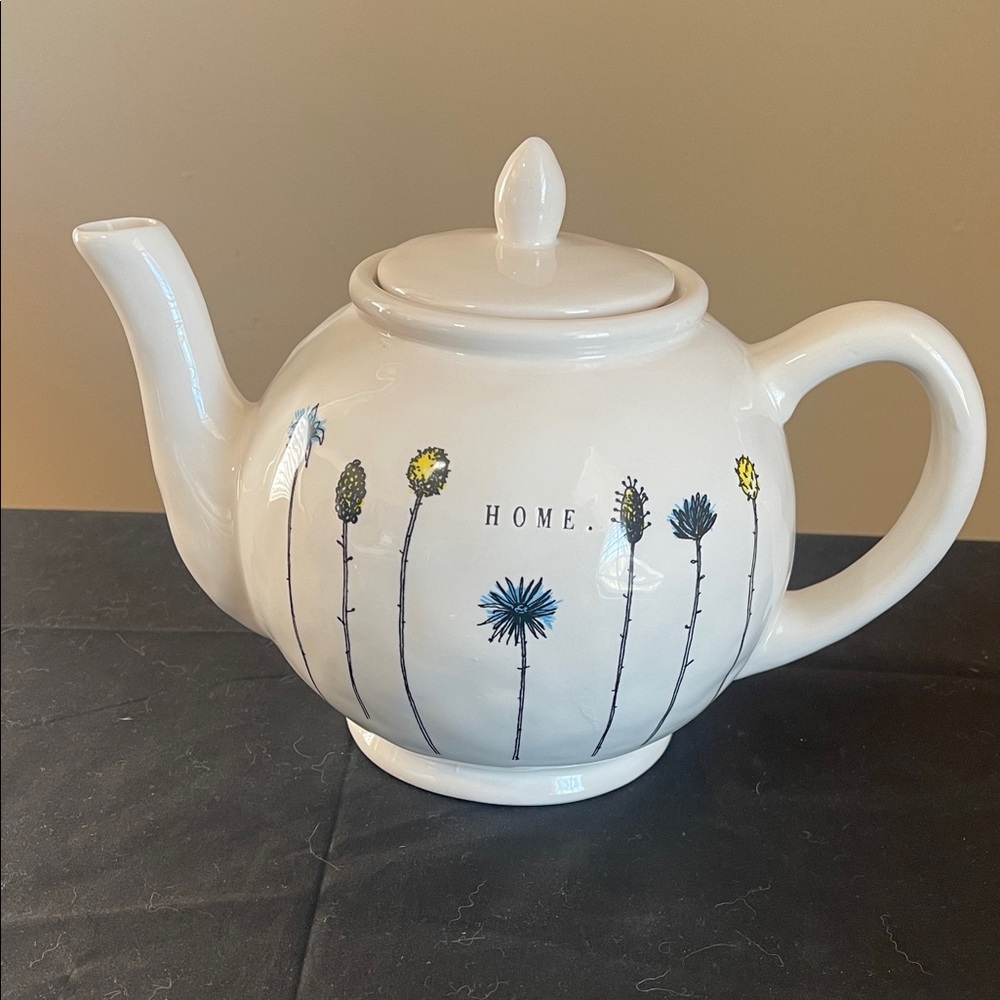 Rae Dunn Artisan Collection HOME Teapot